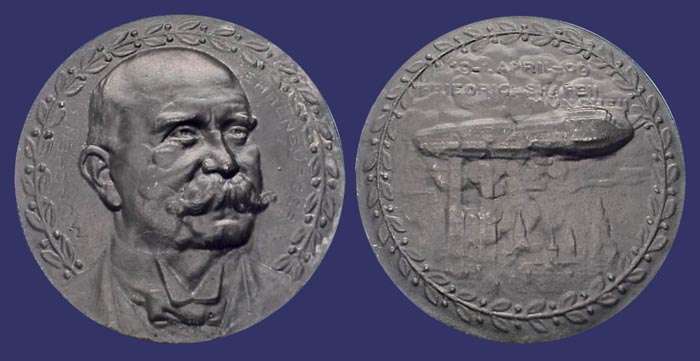 K048, Count von Zeppelin, 1913
Platinated Zinc
