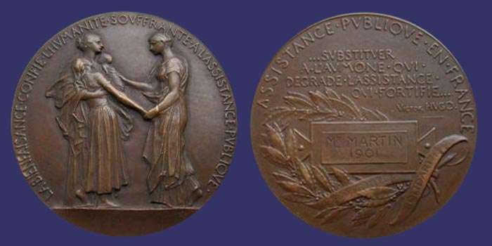 Public Assistance
Keywords: Oscar Roty art nouveau