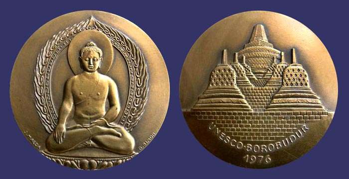 Buddha - UNESCO Borobudur, 1976
Designed with Georges Simon
