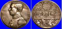 ALBERT_ROI_to_M__De_Vos_Maurits_2inch_SILVER_Medal_by_VERMEYLEN_Belgium_Combo.jpg